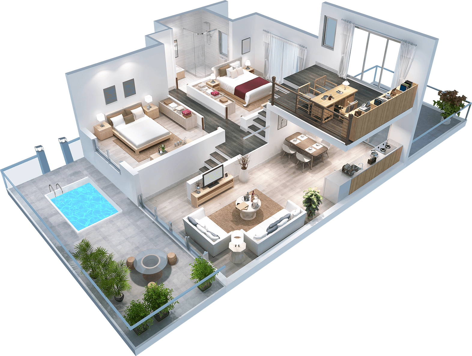 3D-Floor Plans | Architecture-Technic